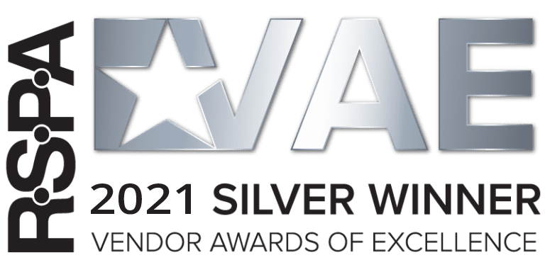 Silver RSPA 2021 Vendor Awards of Excellence